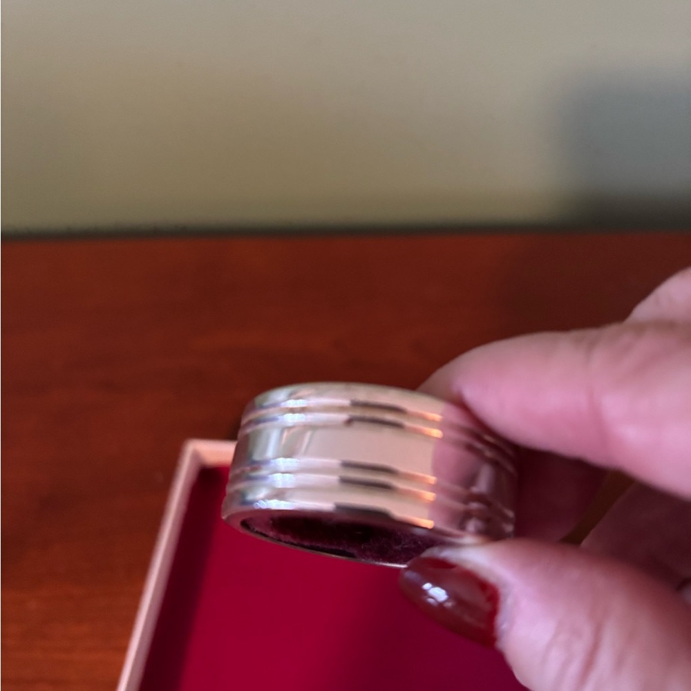 Silver Plated Bottle Coaster and Drip Ring - Picture 4 of 8